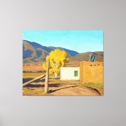 Signs of Autumn, 1931, van Maynard Dixon Canvas Afdruk (Voorkant)