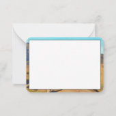 Signs of Autumn, 1931, van Maynard Dixon Notitiekaartje (Achterkant)