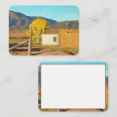 Signs of Autumn, 1931, van Maynard Dixon Notitiekaartje (Voorkant / Achterkant)