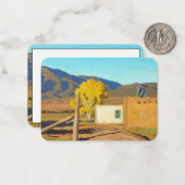 Signs of Autumn, 1931, van Maynard Dixon Notitiekaartje (Voorkant / Achterkant in situ)