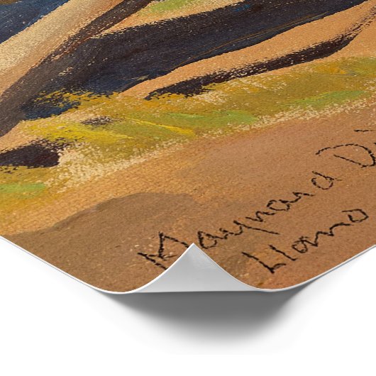 Signs of Autumn, 1931, van Maynard Dixon Poster (Hoek)