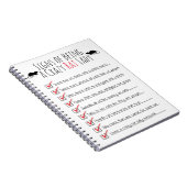 Signs of Being a Crazy Rat Lady Notitieboek (Rechterzijde)