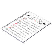 Signs of Being a Crazy Rat Lady Notitieboek (Linkerzijde)