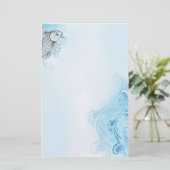 Signs of Koi - Letterhead Stationery Briefpapier (Staand voorkant)