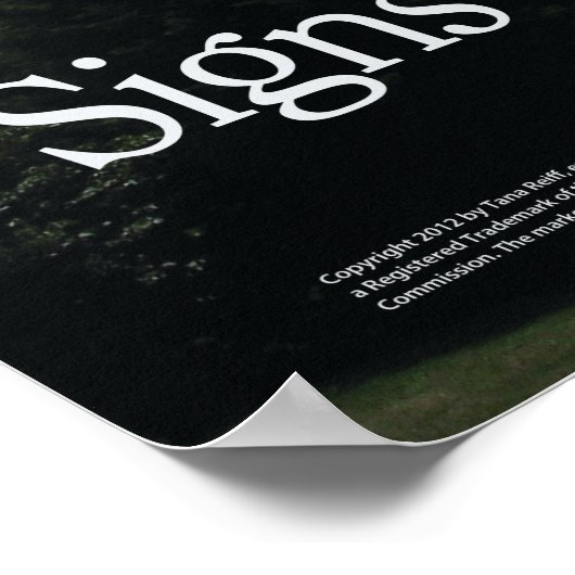 Signs of Lancaster County Poster (Hoek)