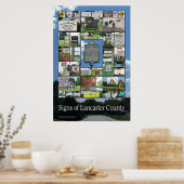 Signs of Lancaster County Poster (Keuken)