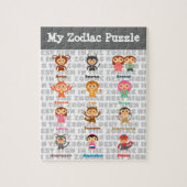 Signs Zodiac Puzzle Legpuzzel (Verticaal)