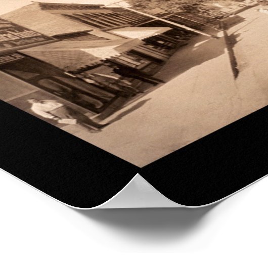 Sigourney Iowa Foto 1908 Poster (Hoek)