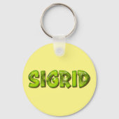 Sigrid Name Kiwi Design Schlüsselanhänger Sleutelhanger (Voorkant)
