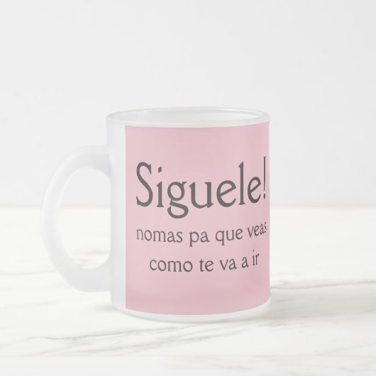 Siguele pa que veas como te va air matglas koffiemok (Links)