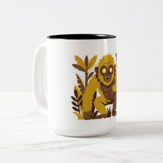 Sigulambak Tweekleurige Koffiemok (Voorkant links)