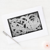 Sigurd Silver Rechthoekige Sticker (Envelop)