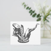 Sigwalt boekdruk drukpers wenskaart bedankkaart (Staand voorkant)