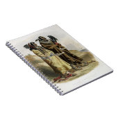 Sih-Chida en Mahchsi-Karehde, Mandan Indians, pla Notitieboek (Rechterzijde)