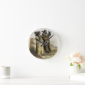 Sih-Chida en Mahchsi-Karehde, Mandan Indians, pla Ronde Klok (Huis)