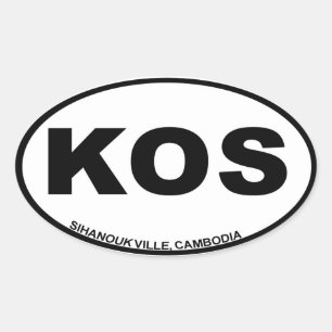 Sihanoukville Stadscode Sticker