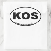 Sihanoukville Stadscode Sticker (Tas)