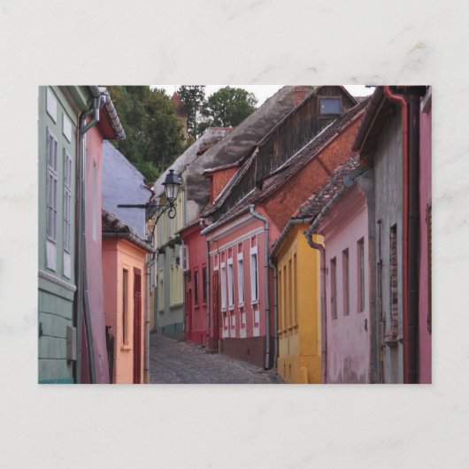 Sihgisoara,päinte-huizen Briefkaart (Voorkant)