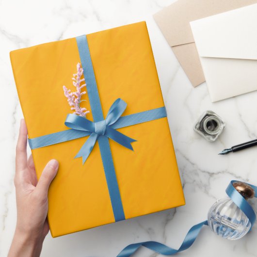 Siimple Gouden kleur Abstracte Kunst  Cadeaupapier (Geschenken)