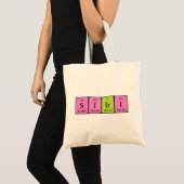 Siiri periodieke tabelnaam canvas tas (Voorkant (product))