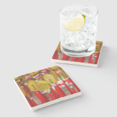 Sik Sik Yuen Wong Tai Sin Temple Stenen Onderzetter (Zijkant)