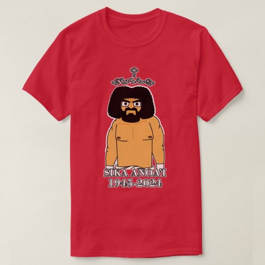 Sika Anoai RIP T-shirt (Design voorkant)
