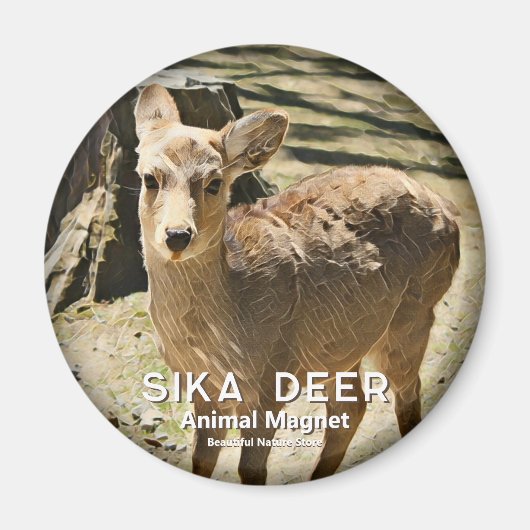 Sika Deer マ ネ ッ ト Magneet (Voorkant)
