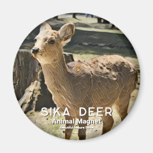 Sika Deer magneet