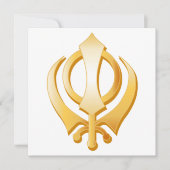 Sikh Aankondiging/Uitnodiging Kaart (Voorkant)