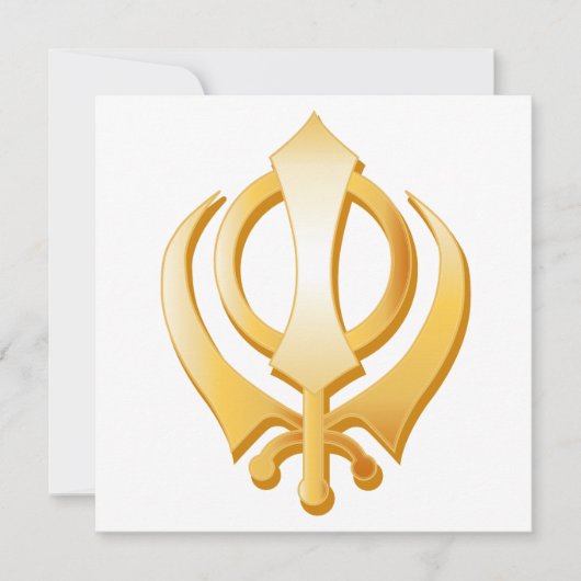 Sikh Aankondiging/Uitnodiging Kaart (Voorkant)