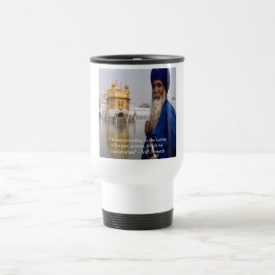 Sikh Acties/Karma Spreekwoord Reisbeker