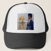 Sikh Actions/Karma Proverb Trucker Pet (Voorkant)