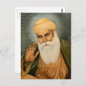 Sikh Art/Symbool Briefkaart (Voorkant / Achterkant)