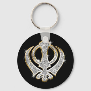 Sikh Art/Symbool Sleutelhanger