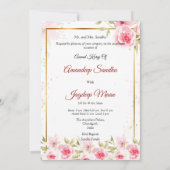 Sikh bruiloft uitnodiging Punjabi bruiloft uitnodi (Achterkant)