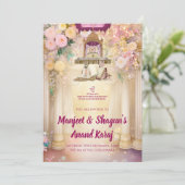 sikh bruiloft uitnodigingen digitale punjabi bruil (Staand voorkant)