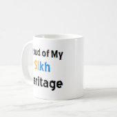 Sikh erfgoed koffiemok (Voorkant links)