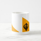 Sikh Flag Koffiemok (Center)