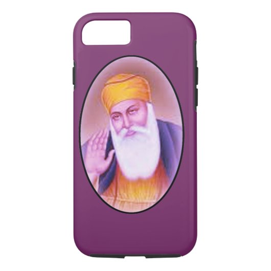 Sikh Guru Nanak Dev-hoesje voor harde telefoons Case-Mate iPhone Case (Achterkant)