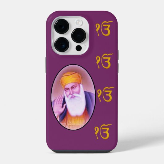 Sikh Guru Nanak Dev Iphone Hoesje (Achterkant)