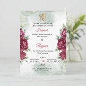 Sikh-huwelijksaankondiging Shagun-uitnodigingskaar Kaart (Staand voorkant)