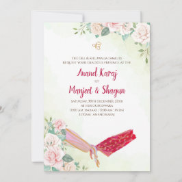 Sikh huwelijksuitnodiging & Anand Karaj kaarten