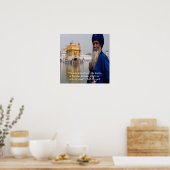 Sikh Karma/Acties Spreuk Poster (Keuken)