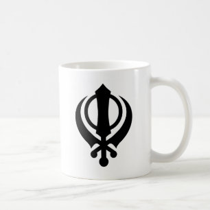 Sikh Khanda Black Koffiemok