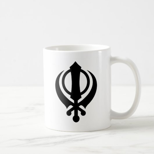 Sikh Khanda Black Koffiemok (Rechts)