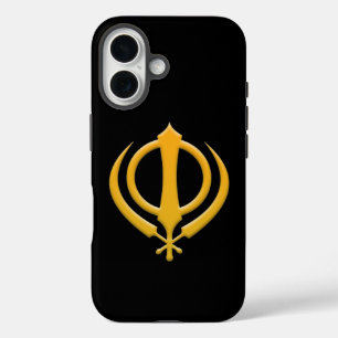 Sikh Khanda iPhone 16 Hoesje