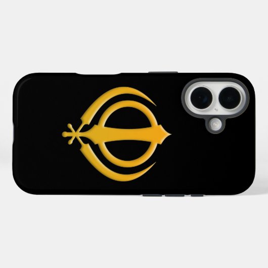 Sikh Khanda Case-Mate iPhone Case (Achterkant (horizontaal))