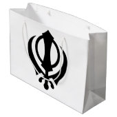 Sikh Khanda Groot Cadeauzakje (Achterkant Gekanteld)