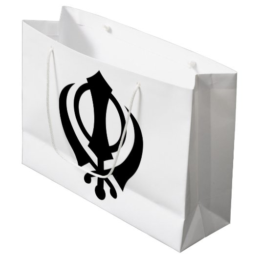 Sikh Khanda Groot Cadeauzakje (Voorkant Gekanteld)