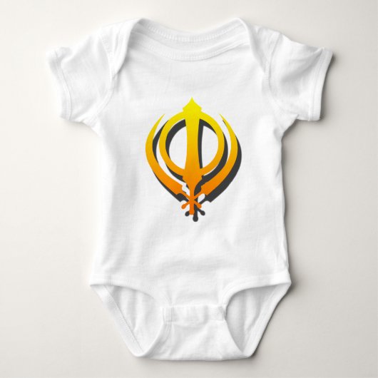 Sikh Khanda Khalsa Sikhism Punjabi Romper (Voorkant)